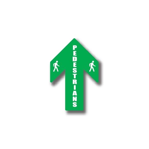 Ergomat 24in x 16in ARROW SIGNS - Pedestrians DSV-SIGN 384 #0461 -UEN - main